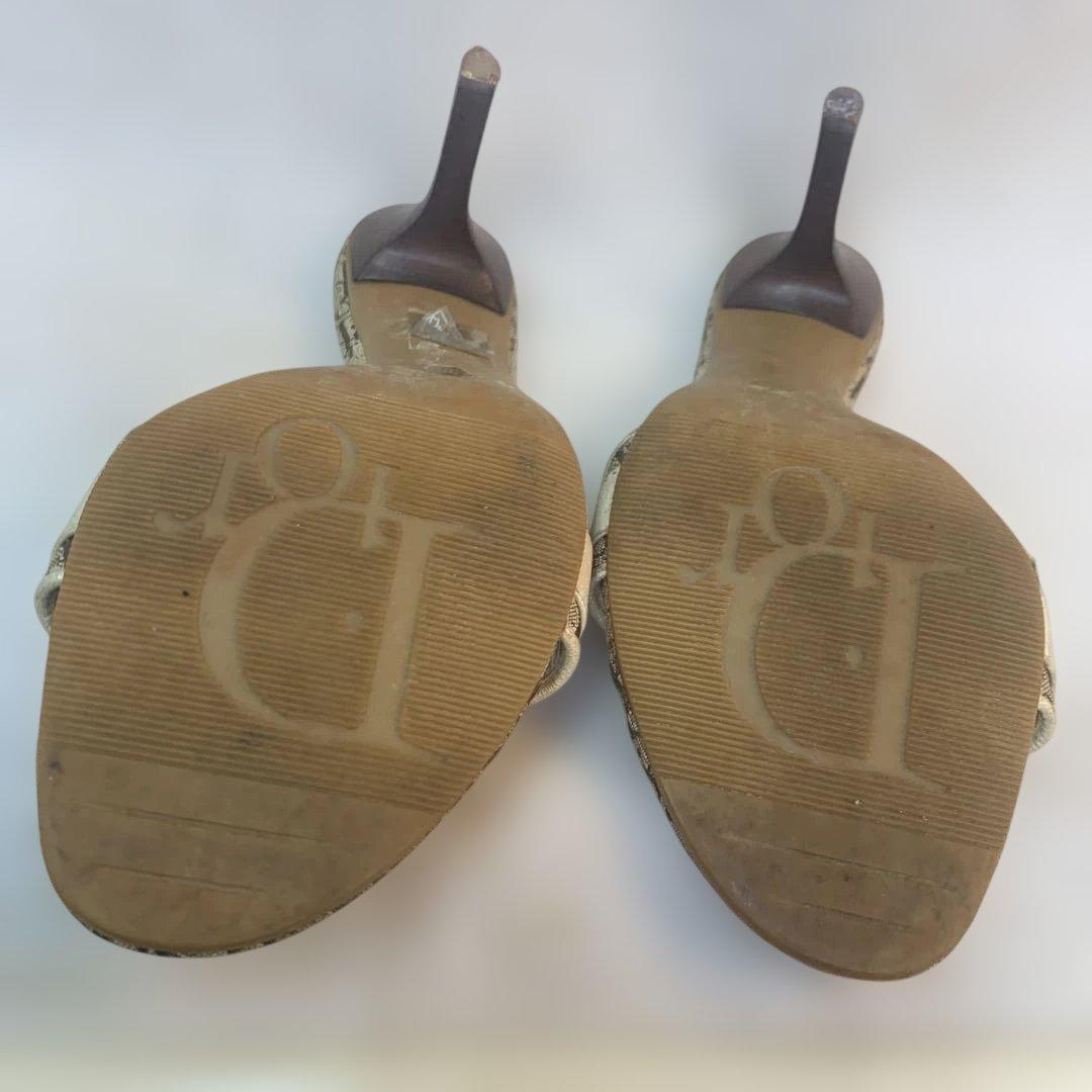 Dior ロゴ　サンダル　ヒール約7cm サイズ36