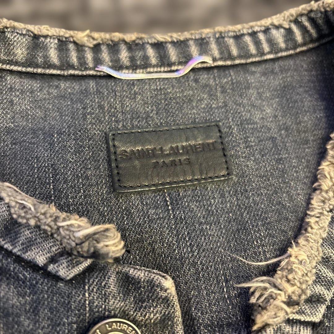 SAINT LAURENT ダークデニムジャケット　メンズ