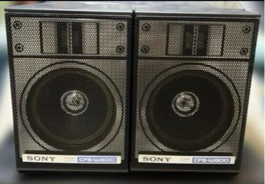 【ジャンク品】SONY CFS-W600 ソニー ダブルラジカセ