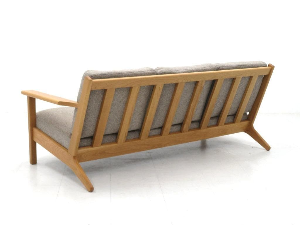 展示品　ウニコ　ヴィスカ　3人掛けソファ　オーク材　北欧　トリプルソファ