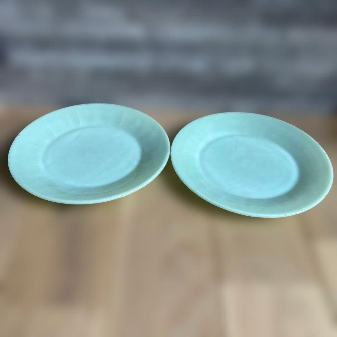 ファイヤーキング レストランウエア ディナープレート 1940年代刻印2枚セット