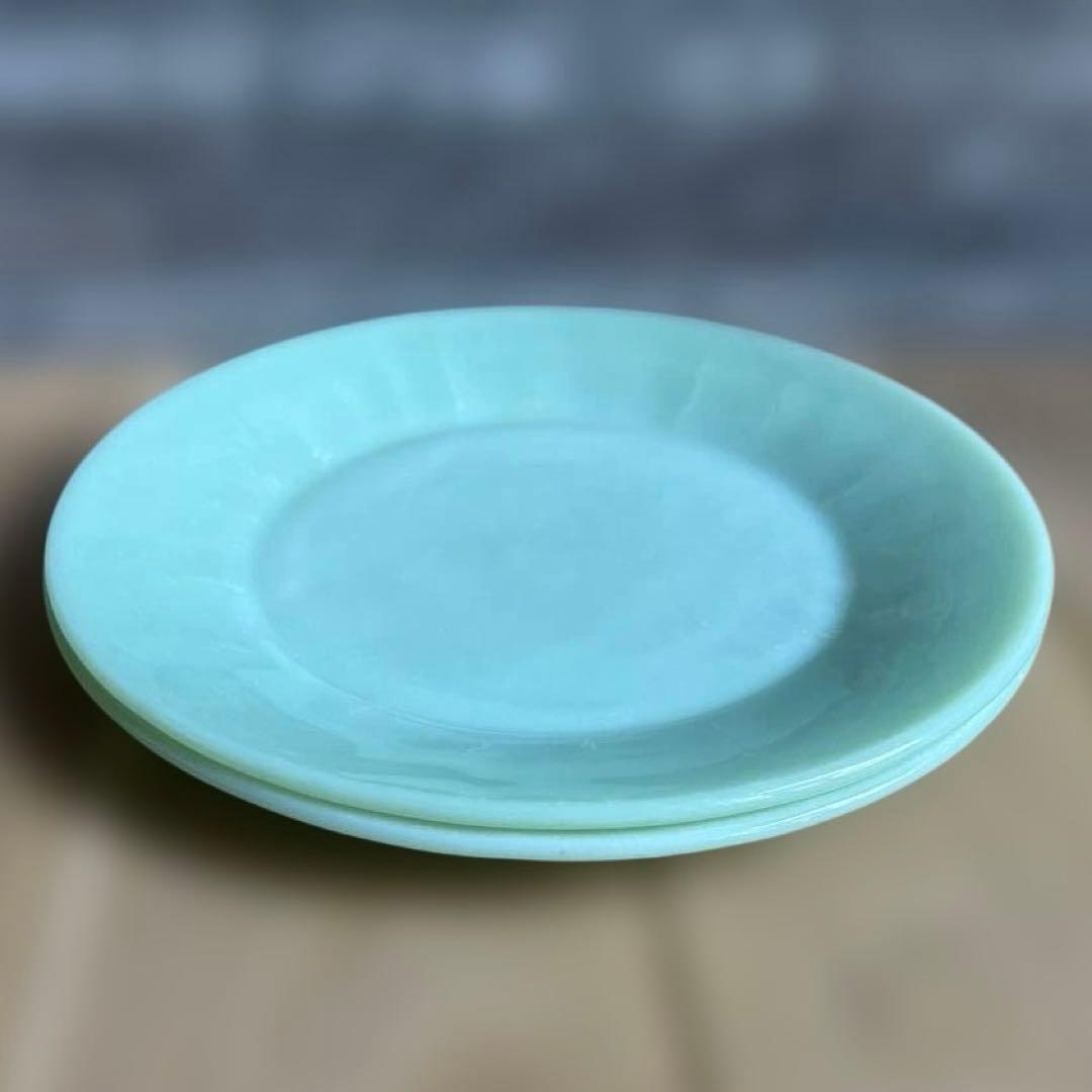 ファイヤーキング レストランウエア ディナープレート 1940年代刻印2枚セット