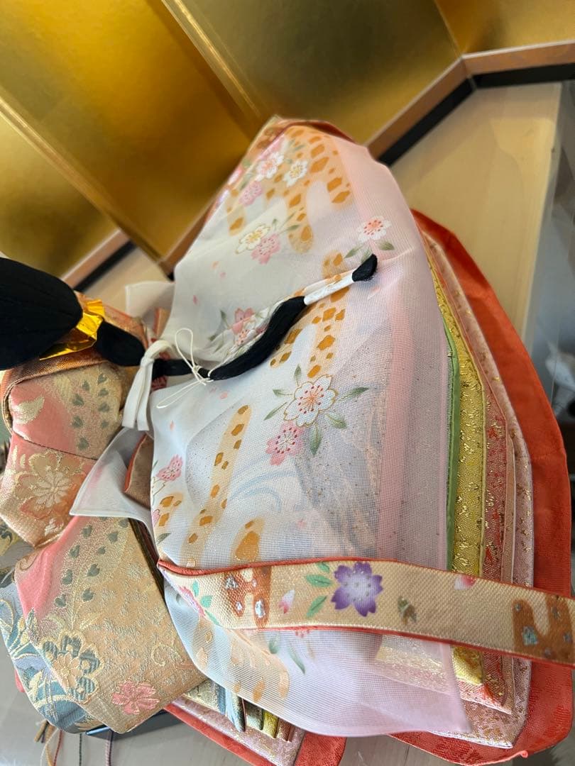 超豪華正絹★親王飾り★京人形　金沢金箔屏風