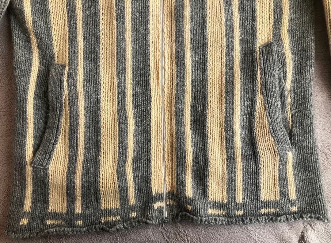 コムデギャルソンオムオム2000AW ジップニット スタンドカラー