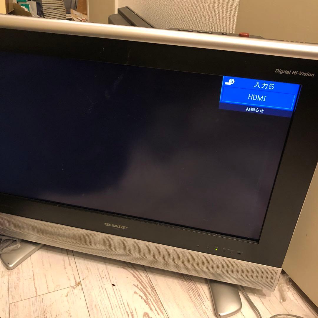 【最終値下げ】SHARP AQUOS テレビ 本体とリモコン付き