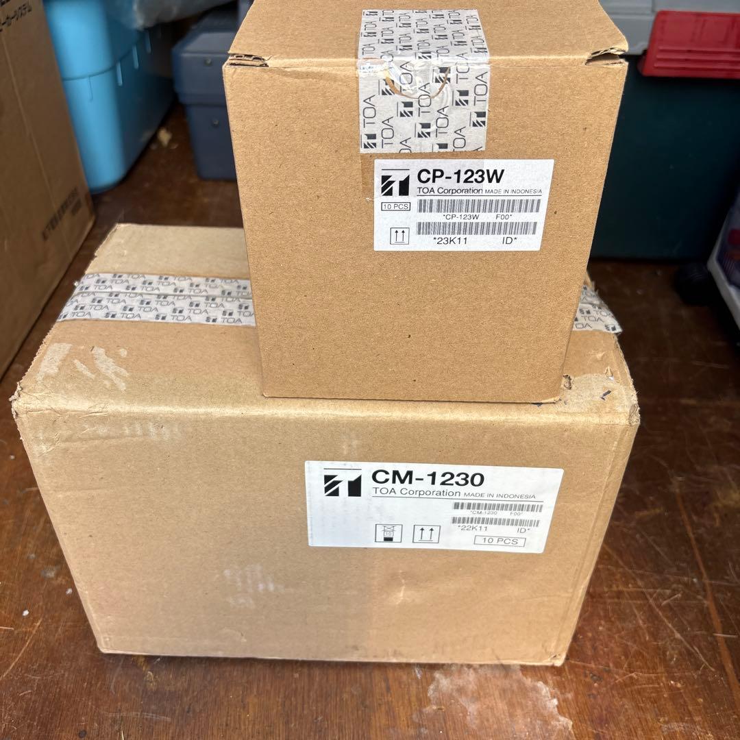 TOA CM-1230 小型天井埋込スピーカー・パネルセット　10個