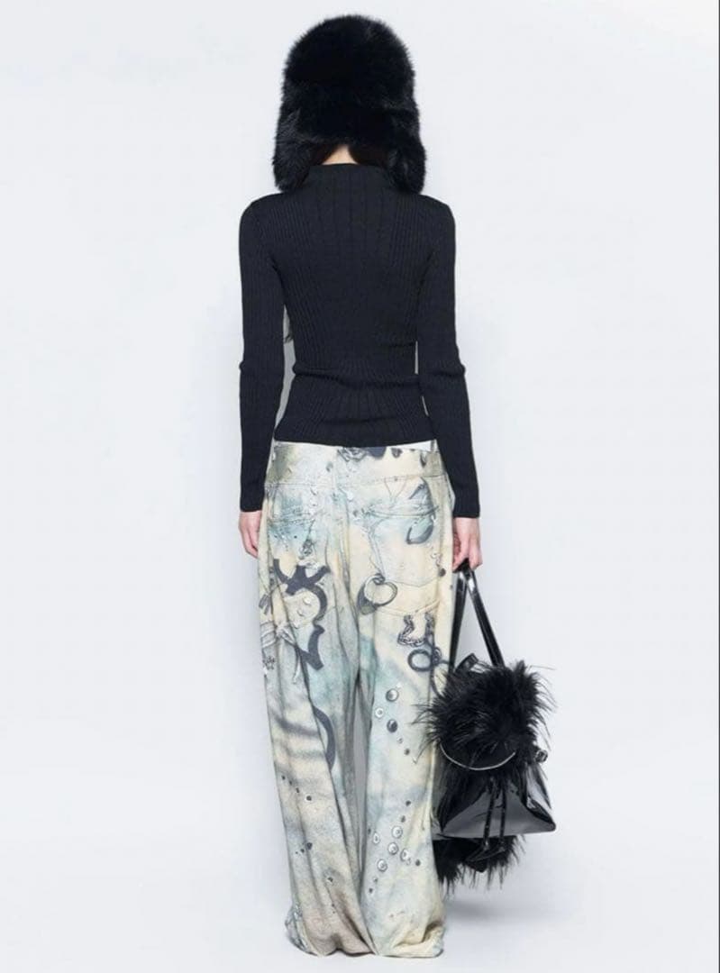 新品紙タグ付♡theredthread♡S print sweat1 toys