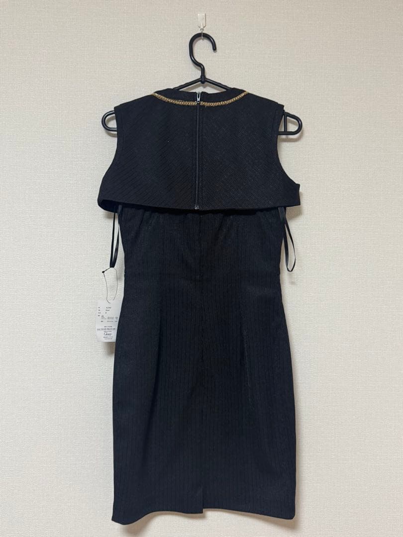 ROBE de FLEURS Glossy ジッパー ミニドレス