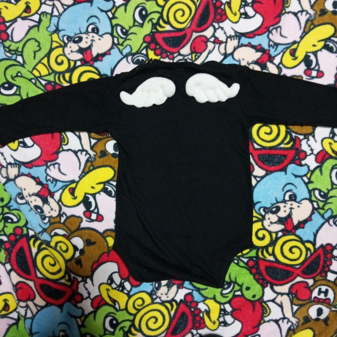 ヒステリックミニ　エンジェル羽付ロンパース