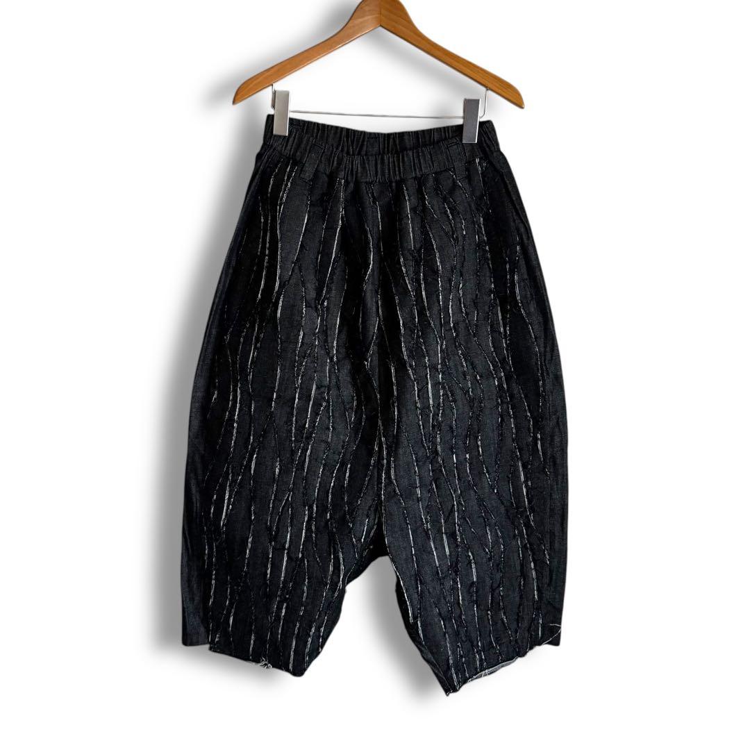 センソユニコ Sensounico 凡 サルエルパンツ ゆったり ブラック