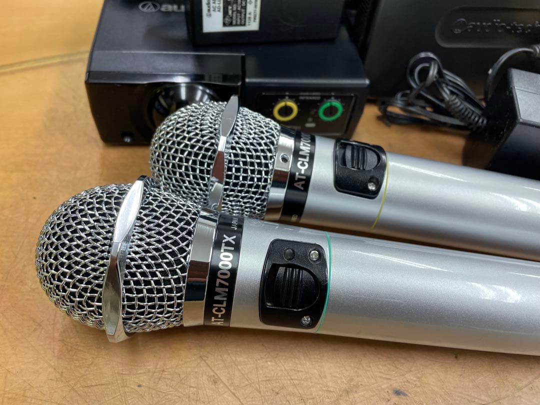 オーディオテクニカ製赤外線ワイヤレスマイクセット　CR701+CLM7000極上