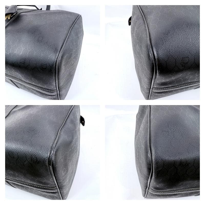 Suo 美品 ディオール ハニカム ボストンバッグ ハンドバッグ 黒