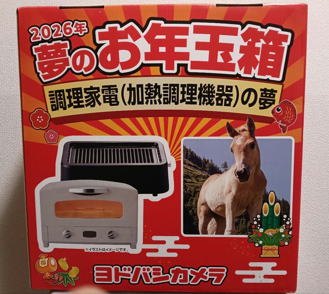 ヨドバシカメラ2026年夢のお年玉箱　調理家電(加熱調理機器)の夢