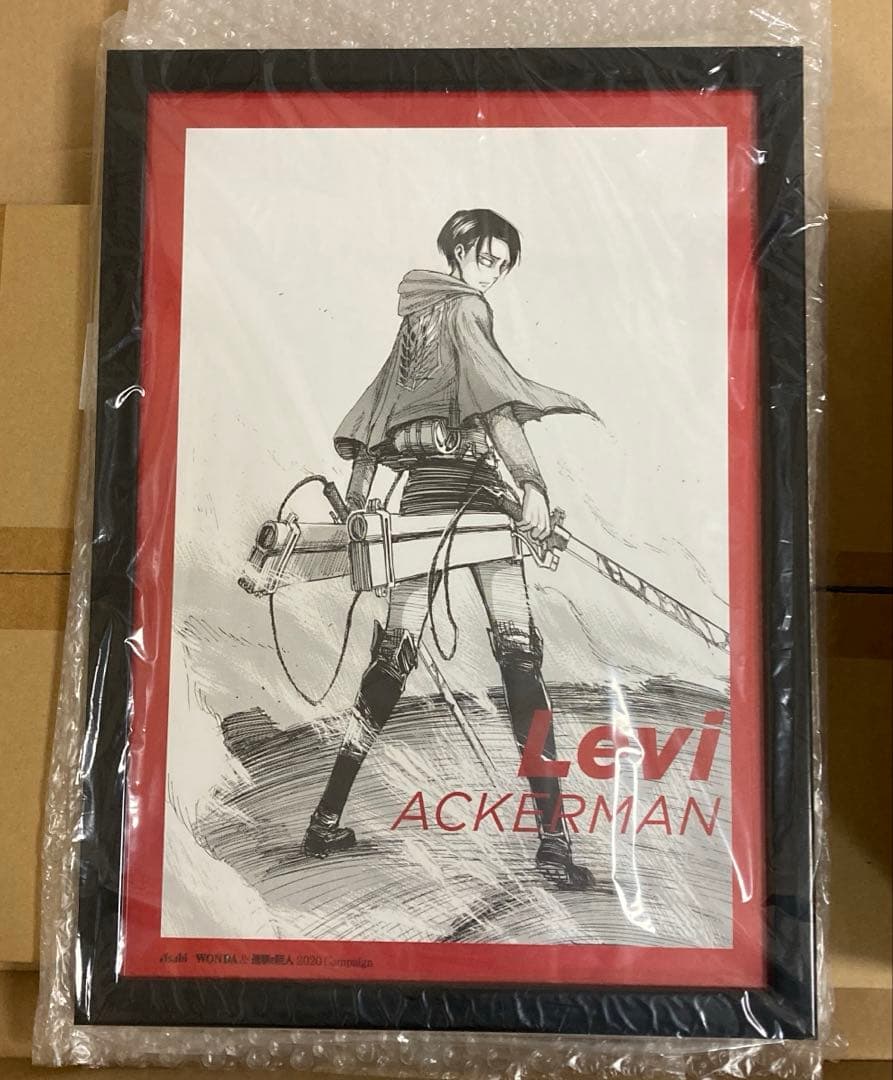 限定100枚 進撃の巨人　原画レプリカポスター　リヴァイ