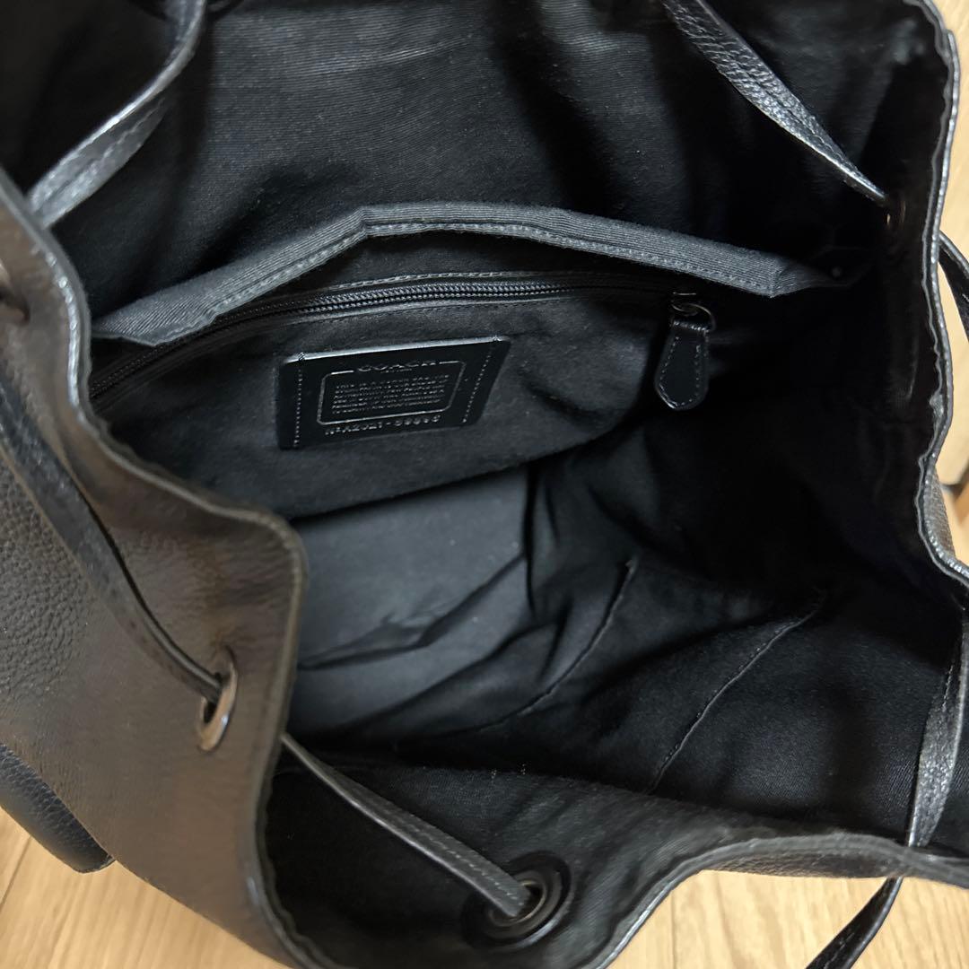 き*様 コーチ　リュック　バックパック　レザー