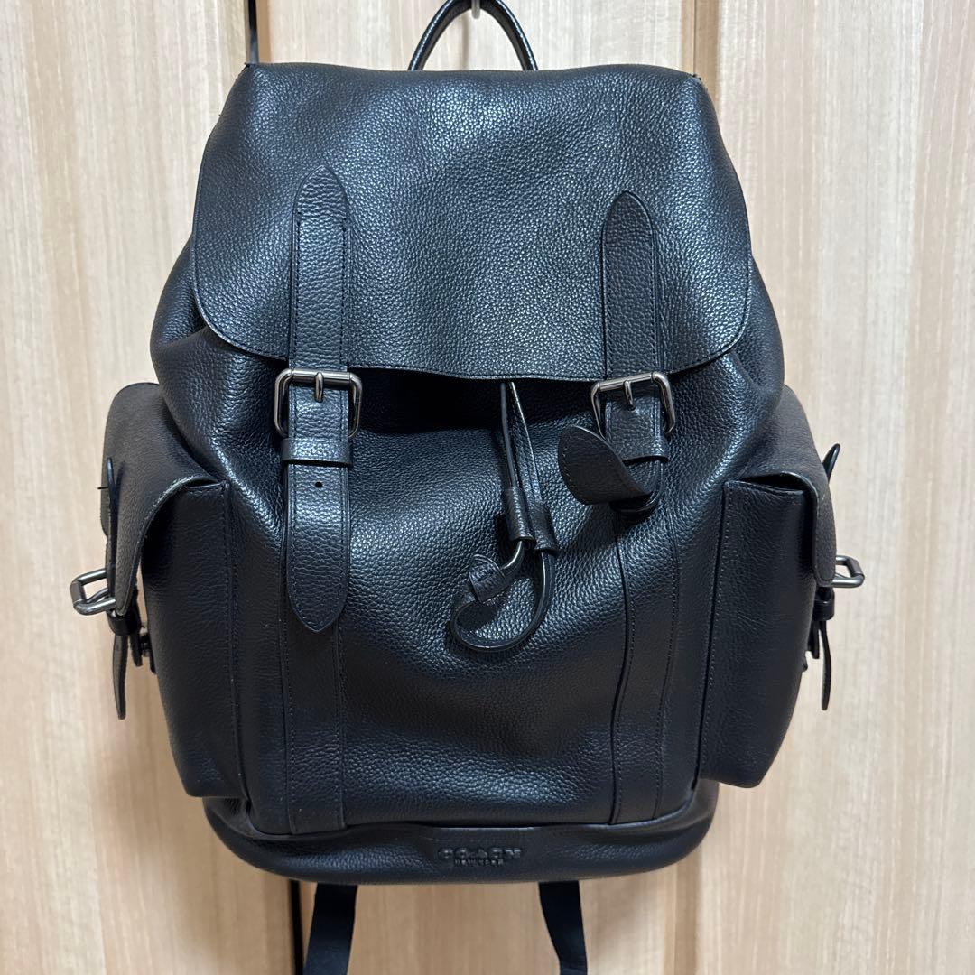 き*様 コーチ　リュック　バックパック　レザー