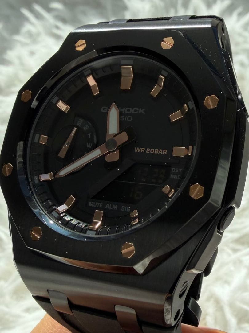 G-shock GMA-S2100-1Aカシオーク カスタマイズ