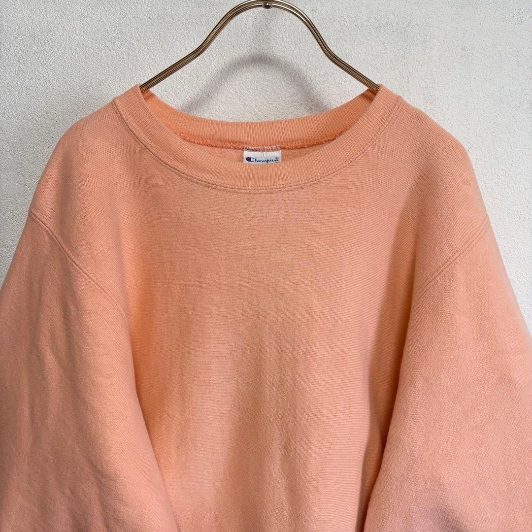 90s Champion USA製 リバースウィーブ ピンク サイズM