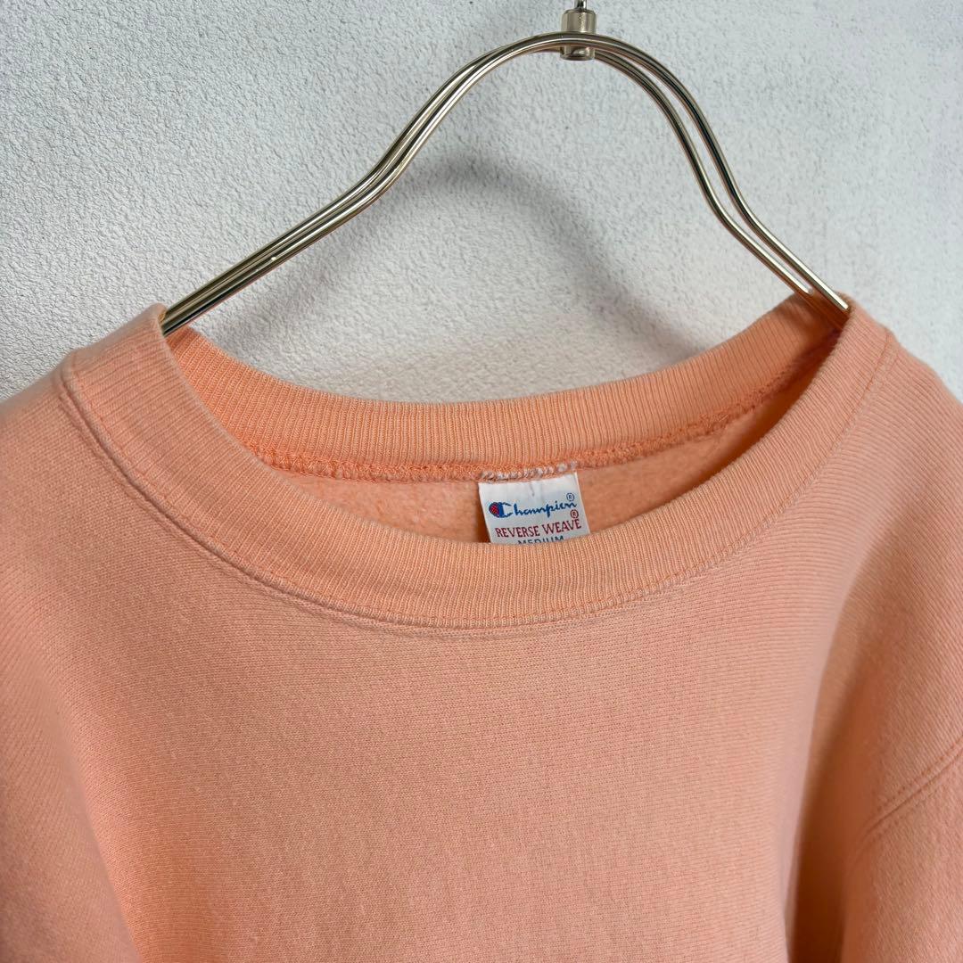 90s Champion USA製 リバースウィーブ ピンク サイズM