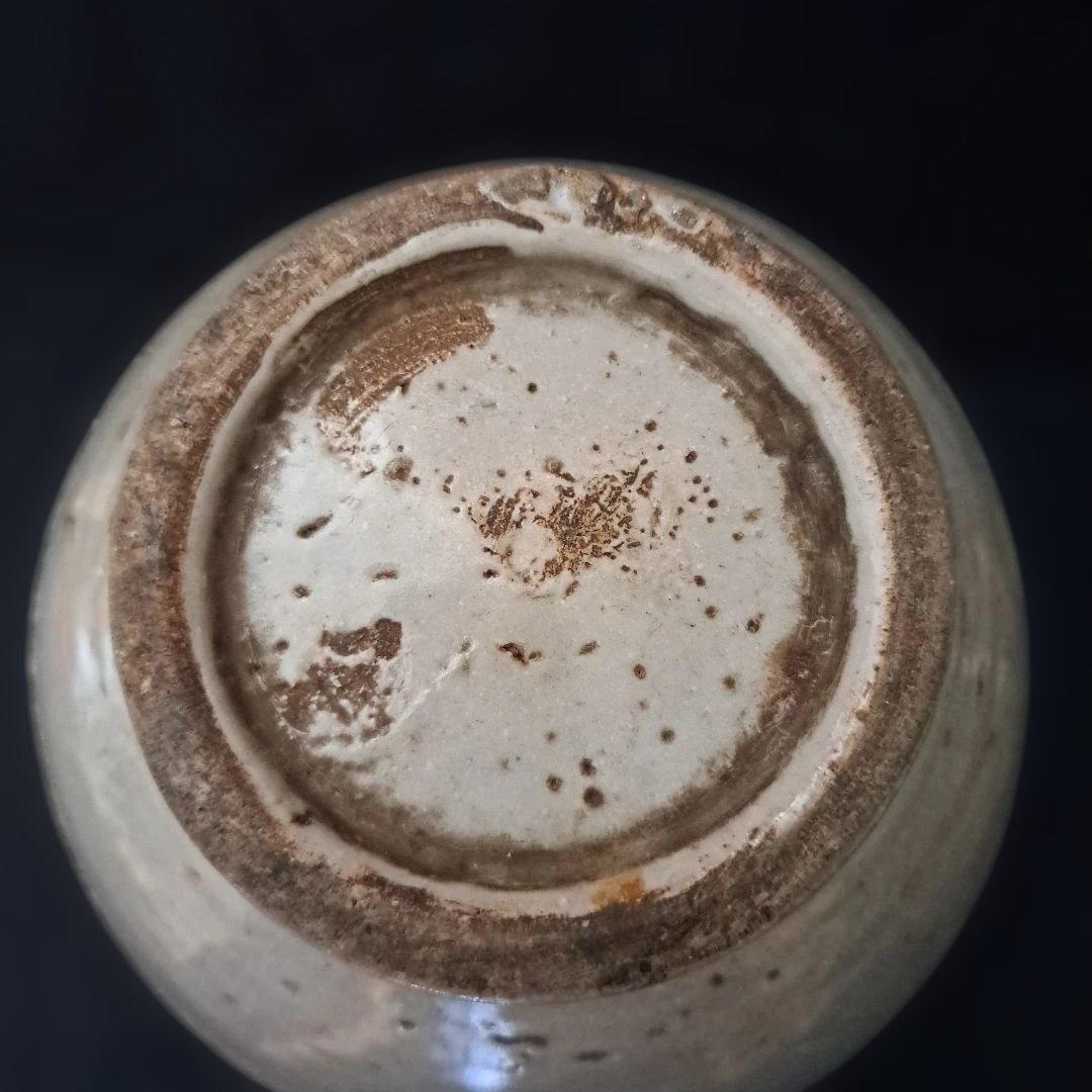 「細首の徳利 初期伊万里のロマン(高さ27cm)」 染付徳利 骨董アンティーク