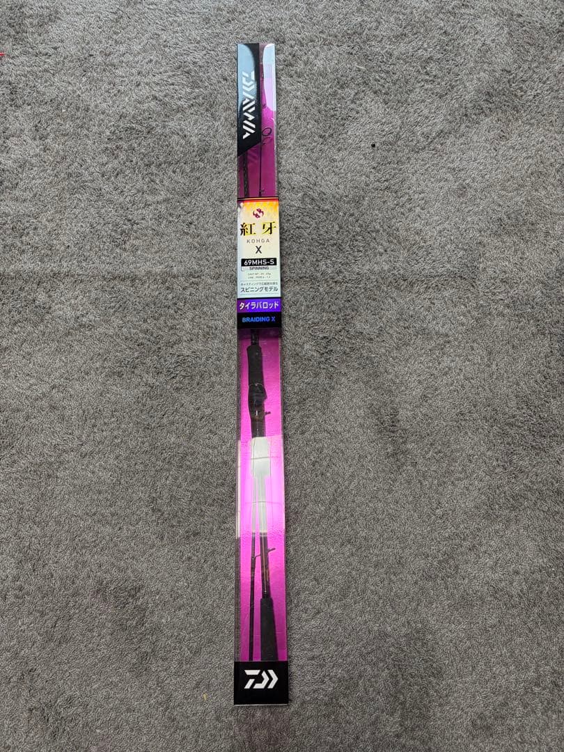 紅牙 X 69MHS-S カーボンロッド　タイラバロッド