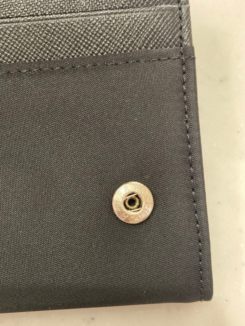 PRADA テッスート 長財布 ネロ