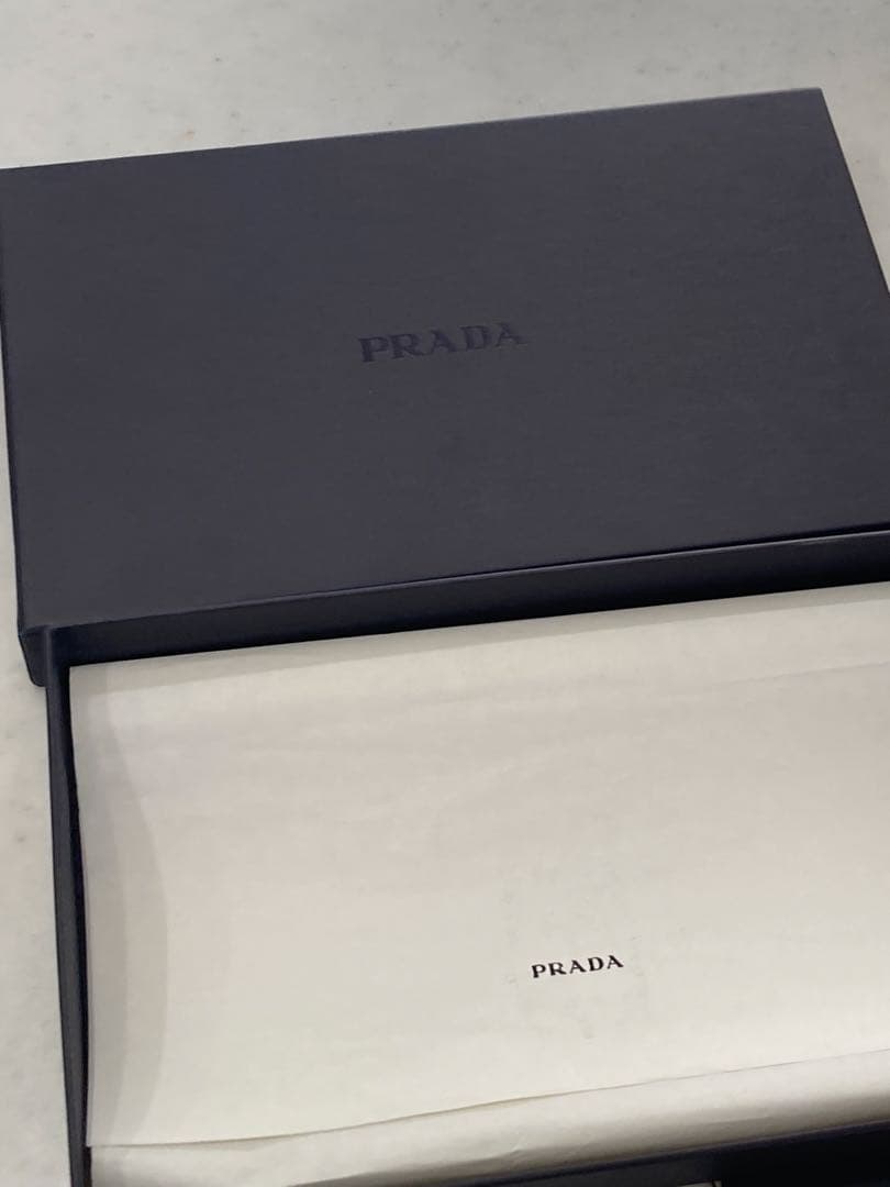PRADA テッスート 長財布 ネロ
