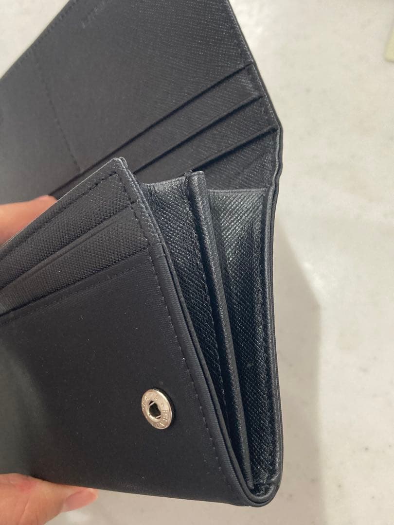 PRADA テッスート 長財布 ネロ