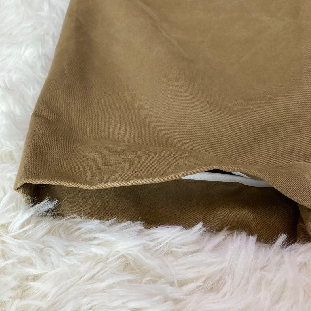 スタジオニコルソン　2タック　ワイドパンツ　ピーチコットンツイル　チノ