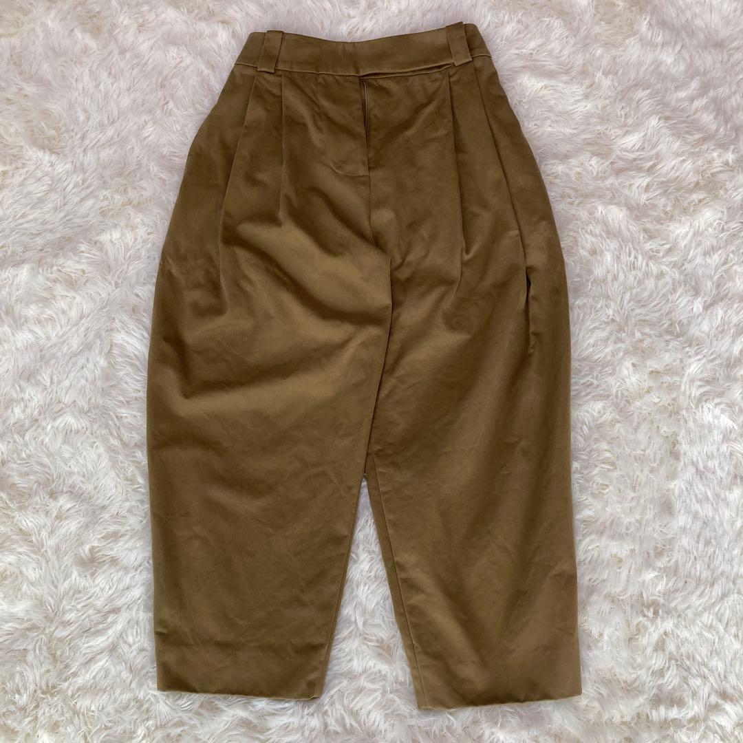 スタジオニコルソン　2タック　ワイドパンツ　ピーチコットンツイル　チノ