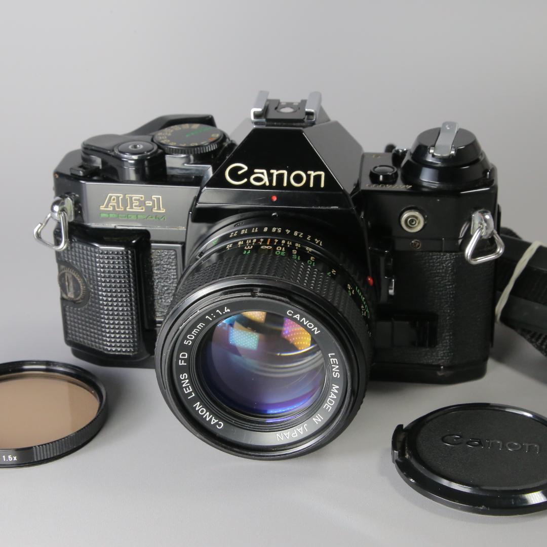 ☆完全動作☆光学クリア Canon AE-1 プログラム 50 1.4 ＃148