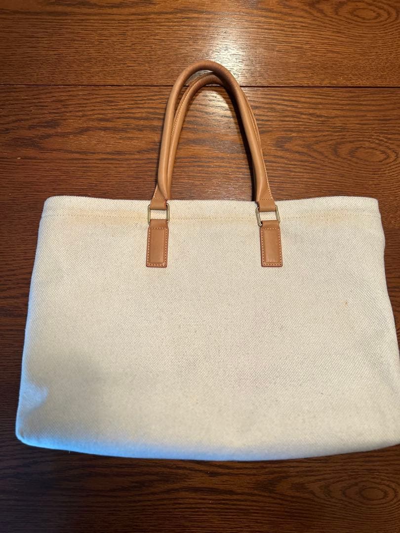 ほ*る様 【中古!CELINEキャンバス ロゴプリント ホリゾンタル カバ トー