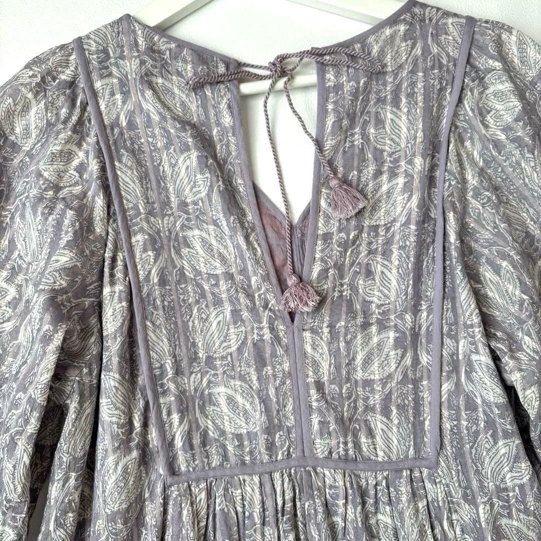 ヌキテパ　ヨークエンブロイダリードレスワンピース　ビューティー＆ユースライラック