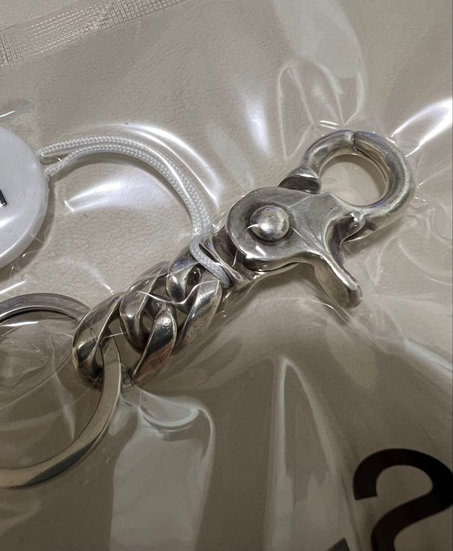 【確実正規品】クロムハーツ ショート クラシック リンク キーチェーン ダガー