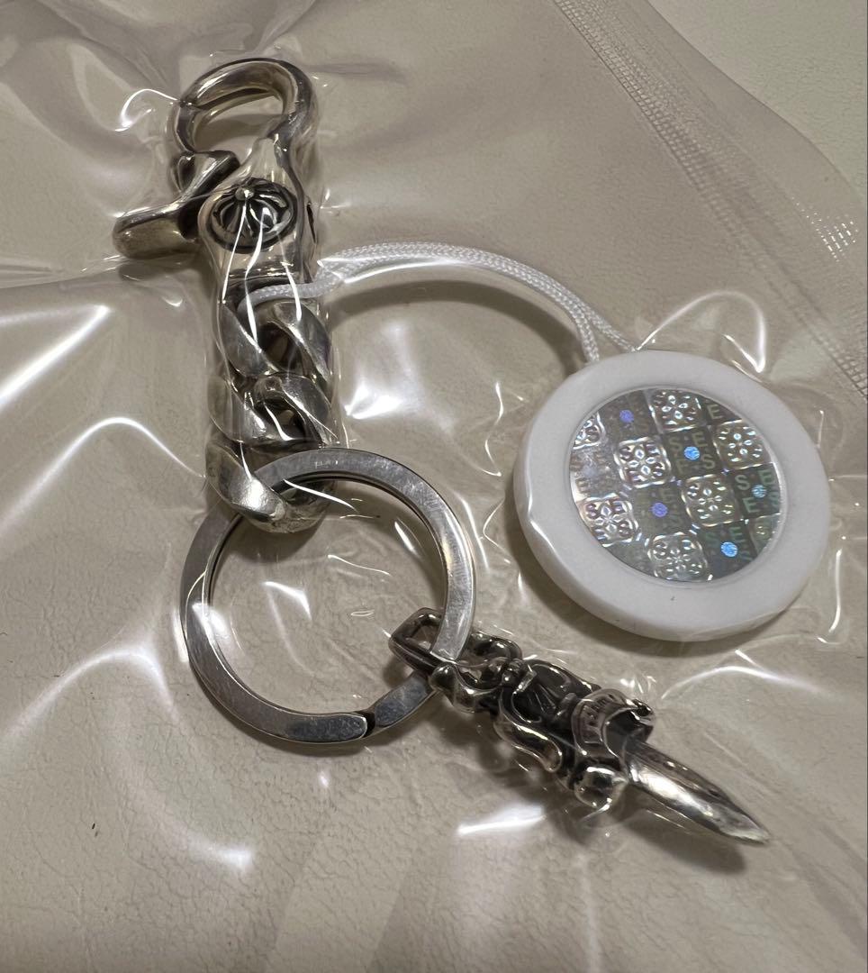 【確実正規品】クロムハーツ ショート クラシック リンク キーチェーン ダガー