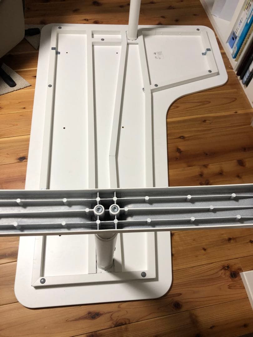 IKEA BAKANT ホワイト L字型テーブル　送料別