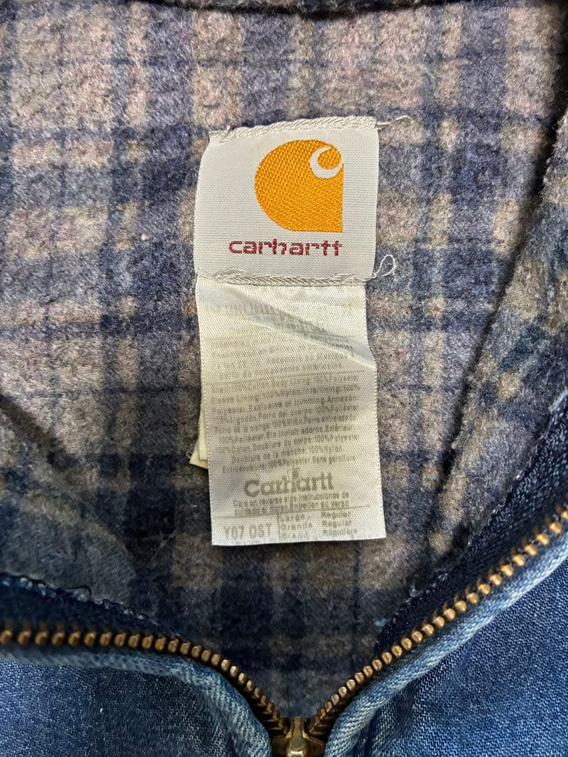 カーハート　アクティブジャケット　デニム　Carhartt S~M程度