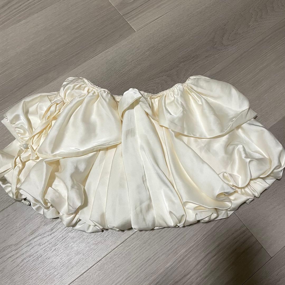 sculptor アイボリー バルーンスカート