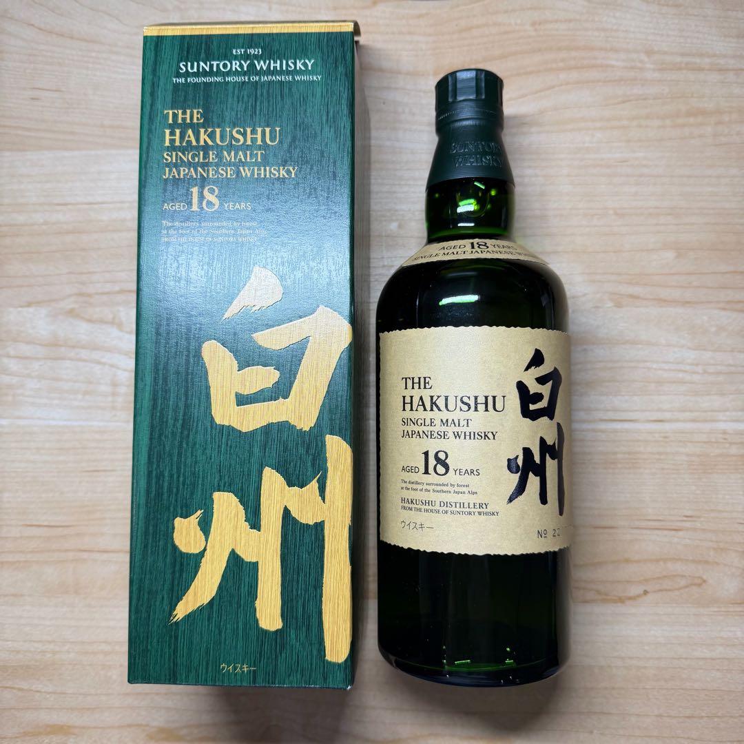 サントリー シングルモルトウイスキー 白州 18年 現行品