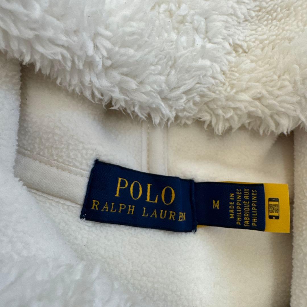 ラルフローレン　ボアパーカー　プルオーバー　ビッグポニー刺繍　現行