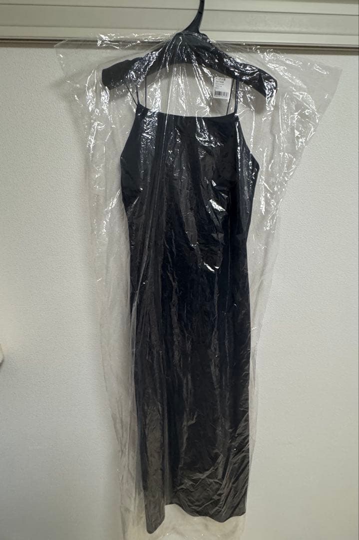 新品未使用　anuans ダブルストラップナローキャミワンピース　ネイビー　М