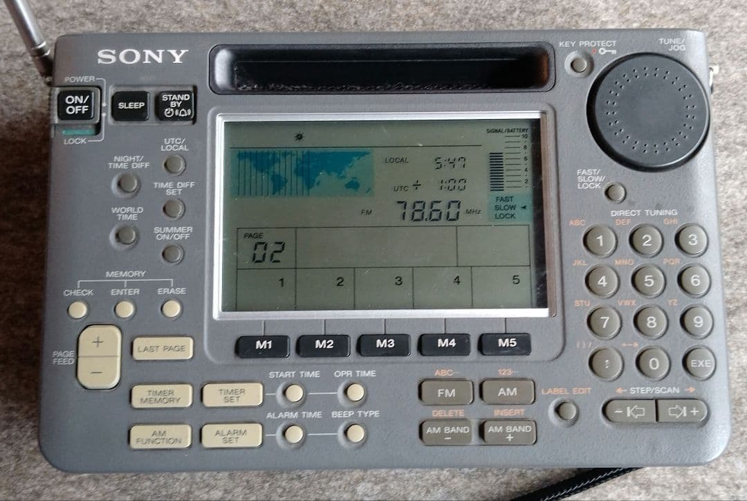 SONY ICF-SW55 AM／FM／SW ラジオ 受信機