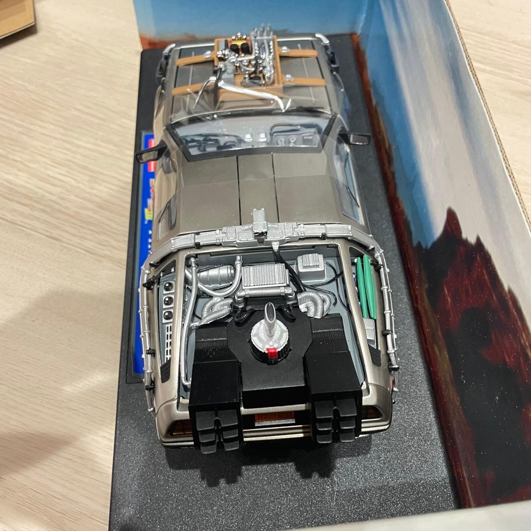 【希少品】サンスター 1/18 デロリアン バックトゥザフューチャー PART3