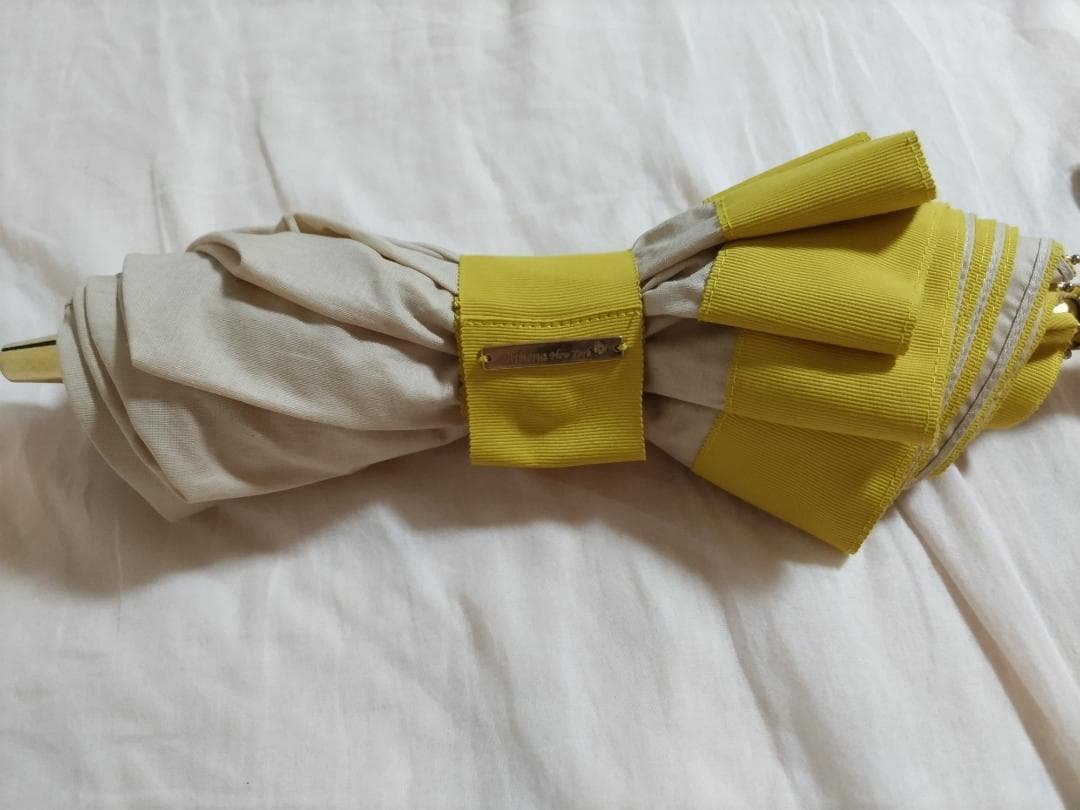 アシーナニューヨーク 傘 athena new york 　折り畳 日傘　黄