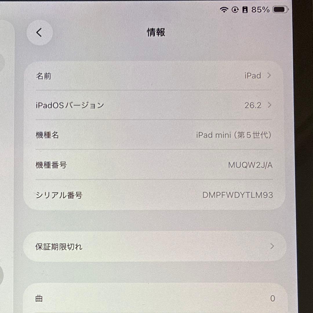 【値下げ交渉可能】iPad mini第5世代 スペースグレー 超美品
