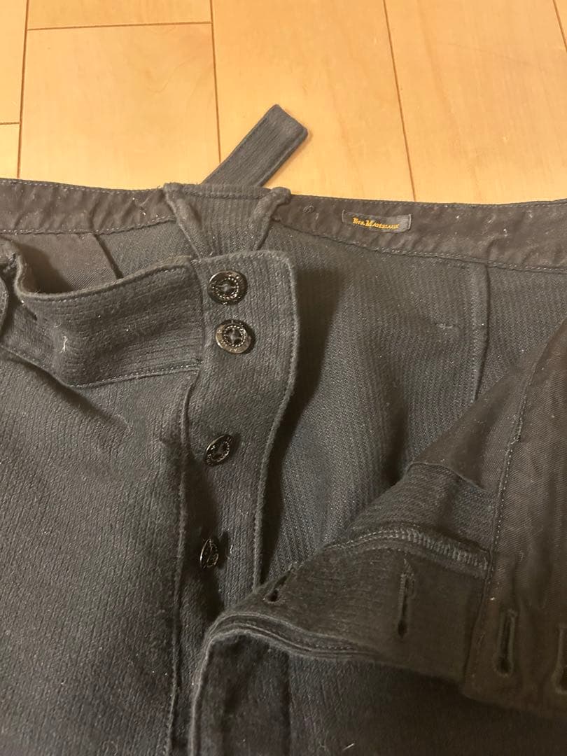 Ets. MATERIAUX ブラック チノパン