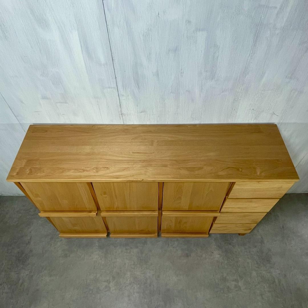 高野木工 レッチェ マガジンラック ホワイトオーク キャビネット ナチュラル