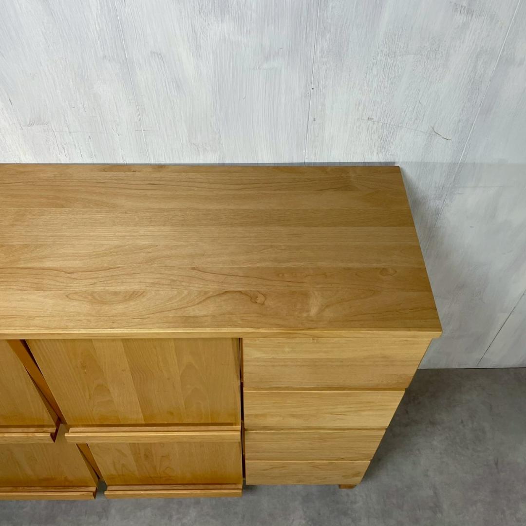 高野木工 レッチェ マガジンラック ホワイトオーク キャビネット ナチュラル