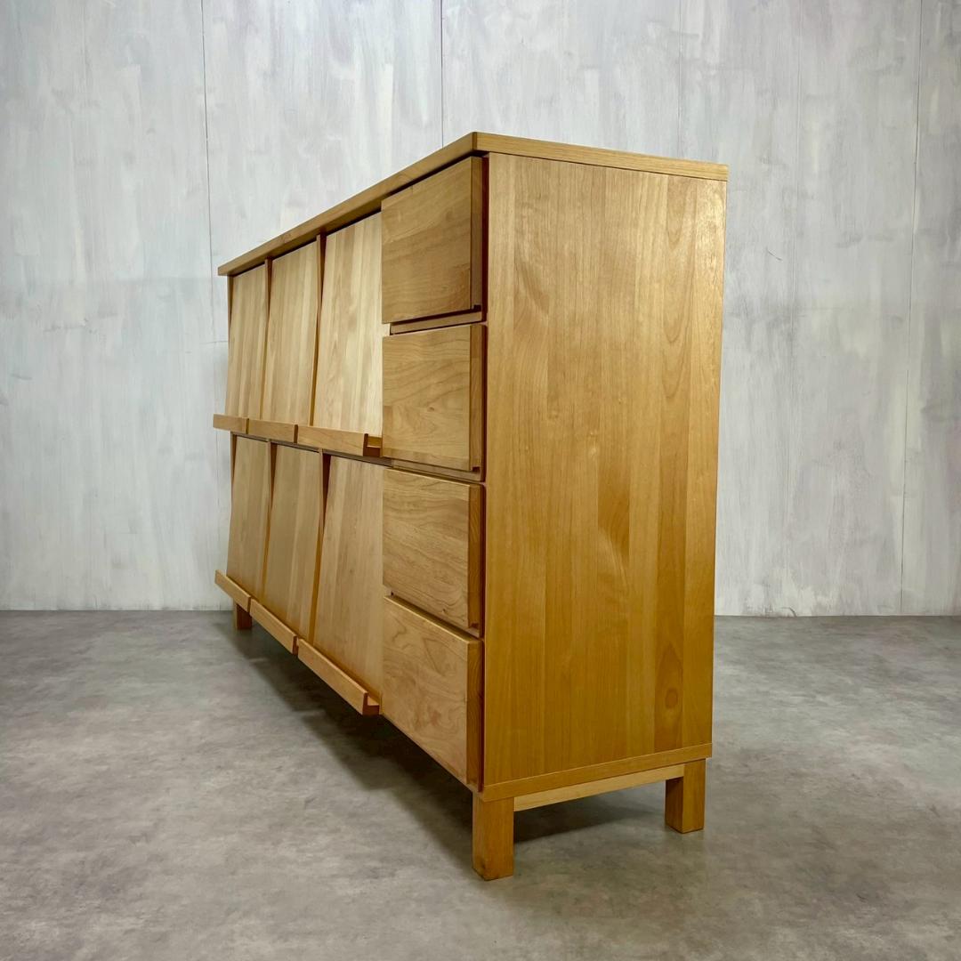 高野木工 レッチェ マガジンラック ホワイトオーク キャビネット ナチュラル