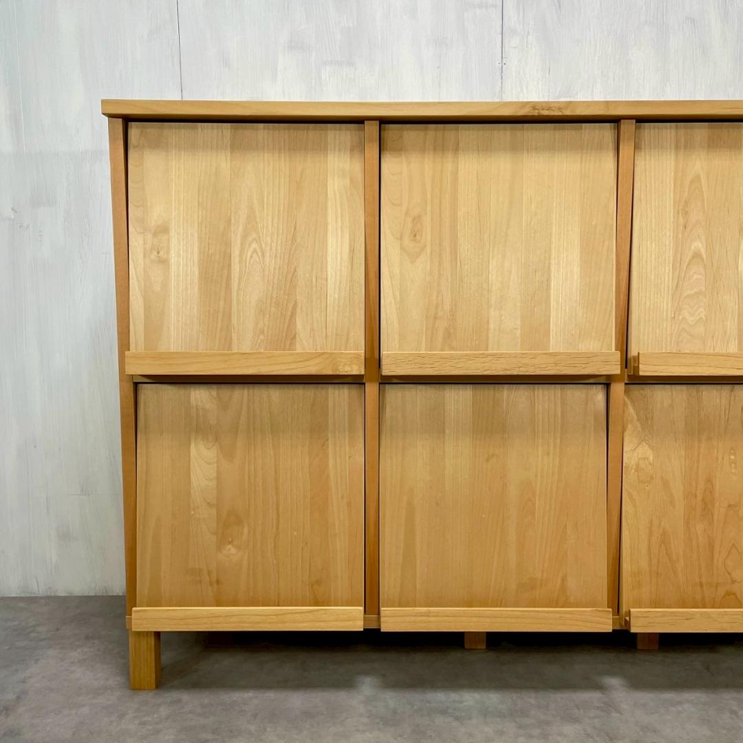 高野木工 レッチェ マガジンラック ホワイトオーク キャビネット ナチュラル